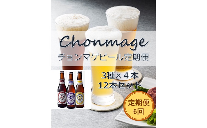 [№5226-0437] 【萩の地ビールを堪能！】　チョンマゲビール定期便【６回コース】