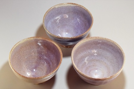 [№5226-0335]萩焼　茶碗（見島・井戸）