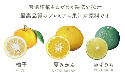 [№5226-0825] 柑橘 ジュース 濃厚希釈 山口県産 3種セットB 500ml×6本 セット ギフト